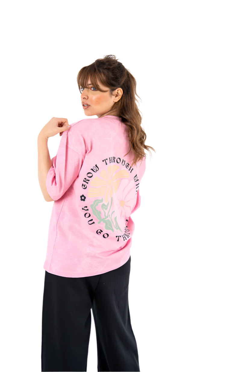 go through washed t-shirt