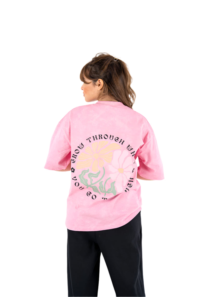 go through washed t-shirt