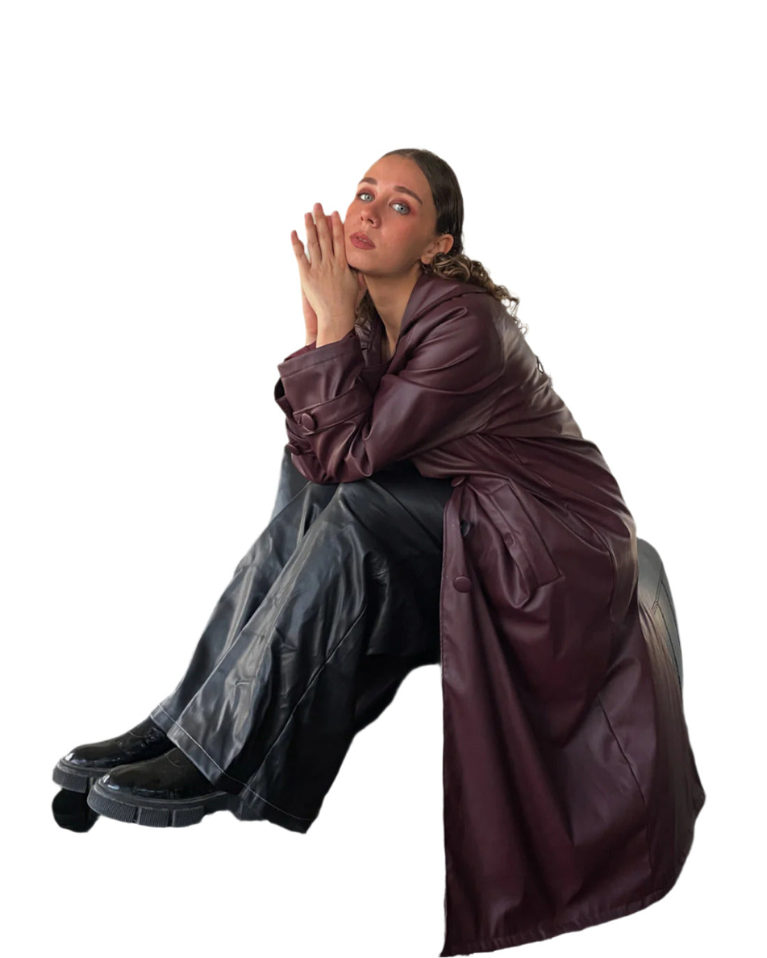 Burgundy Coat