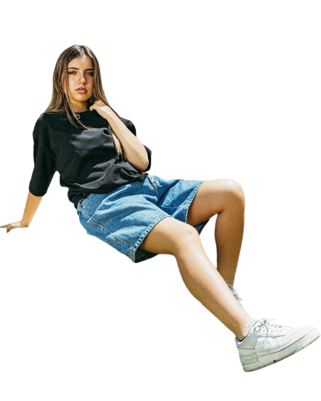 Black Oversized Tee