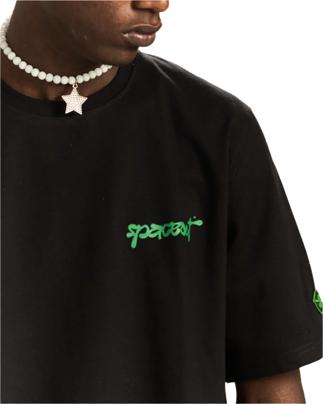 Spaceout essentials Black Tee