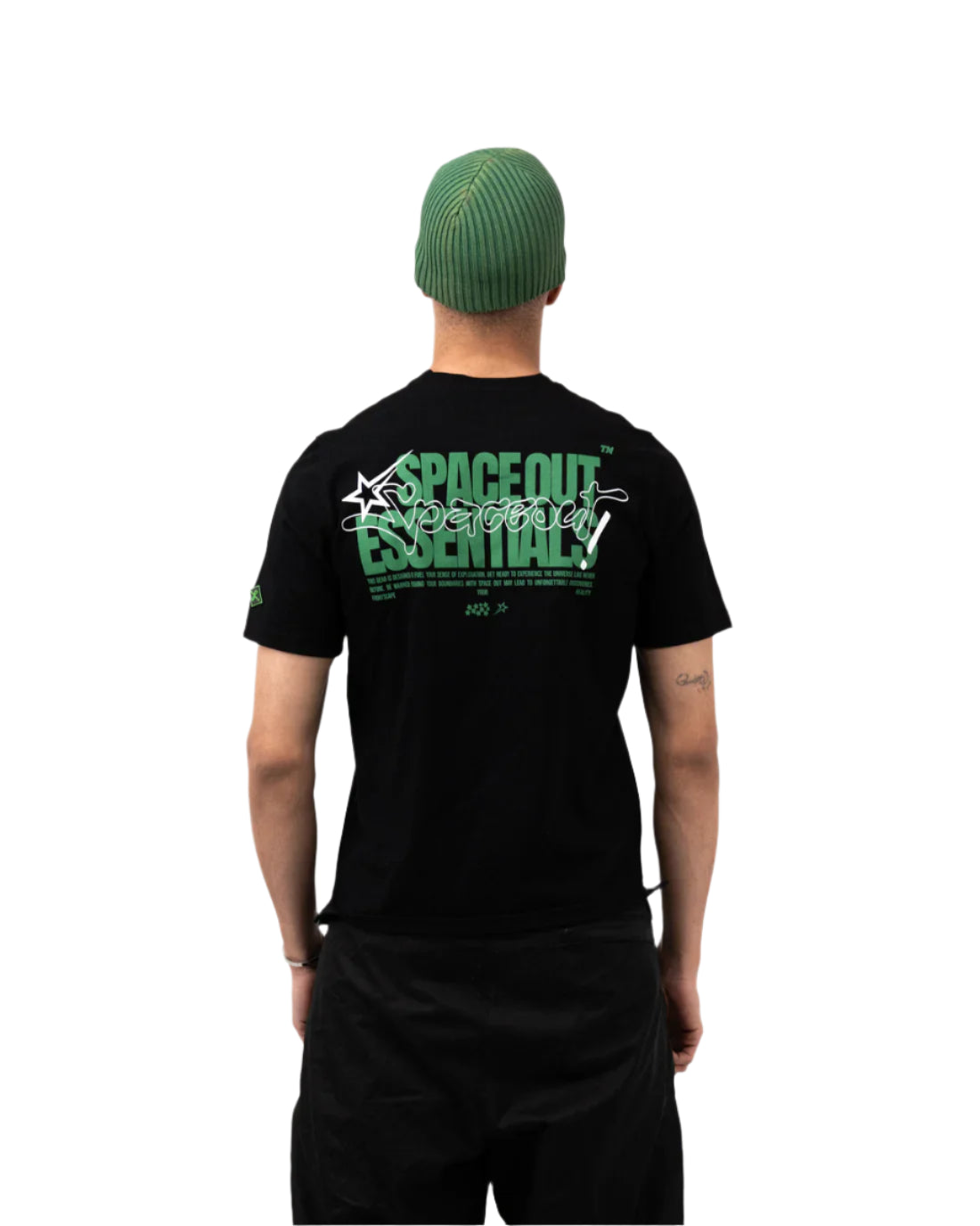 Spaceout essentials Black Tee