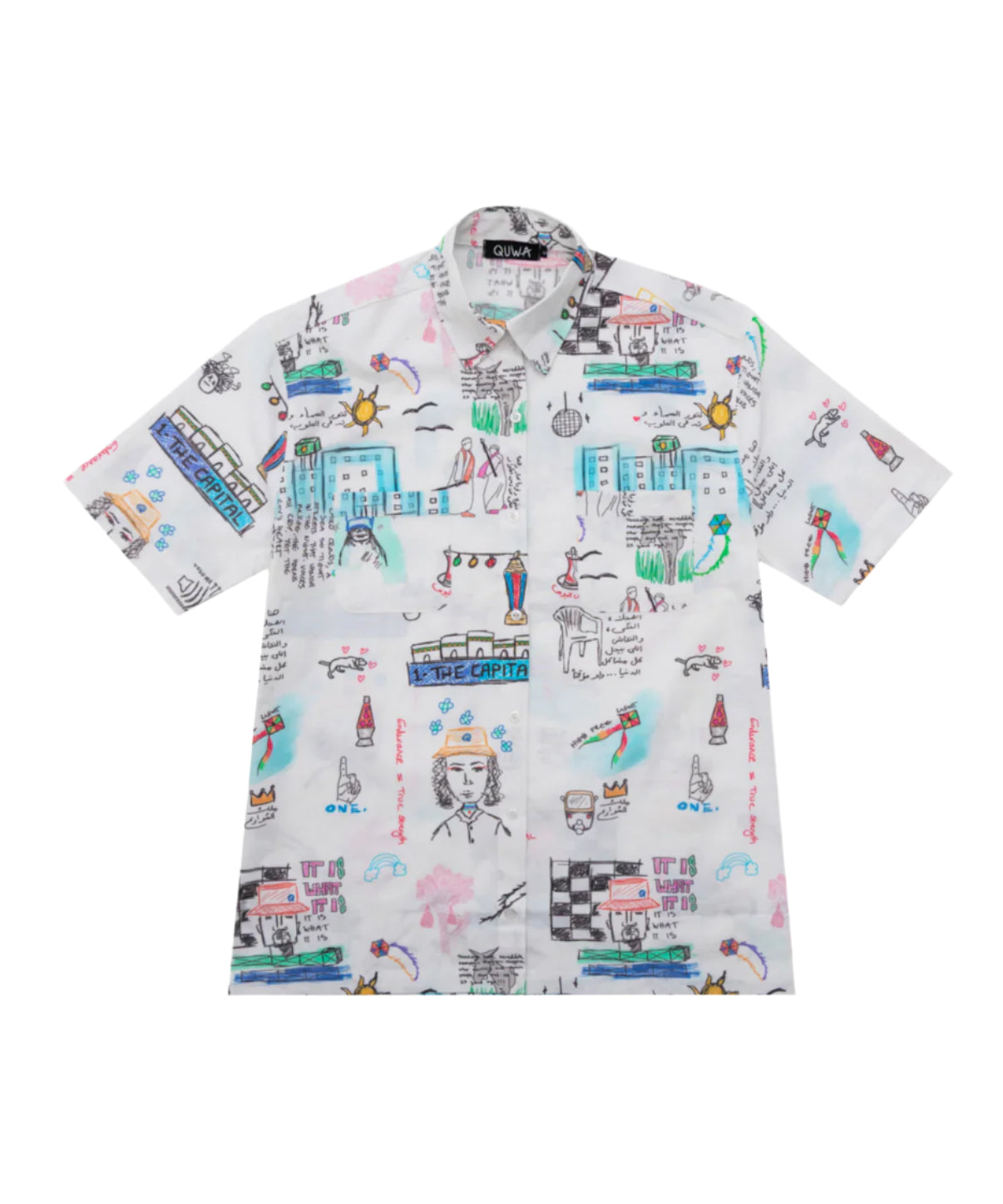 QAHIRA DOODLE SHIRT