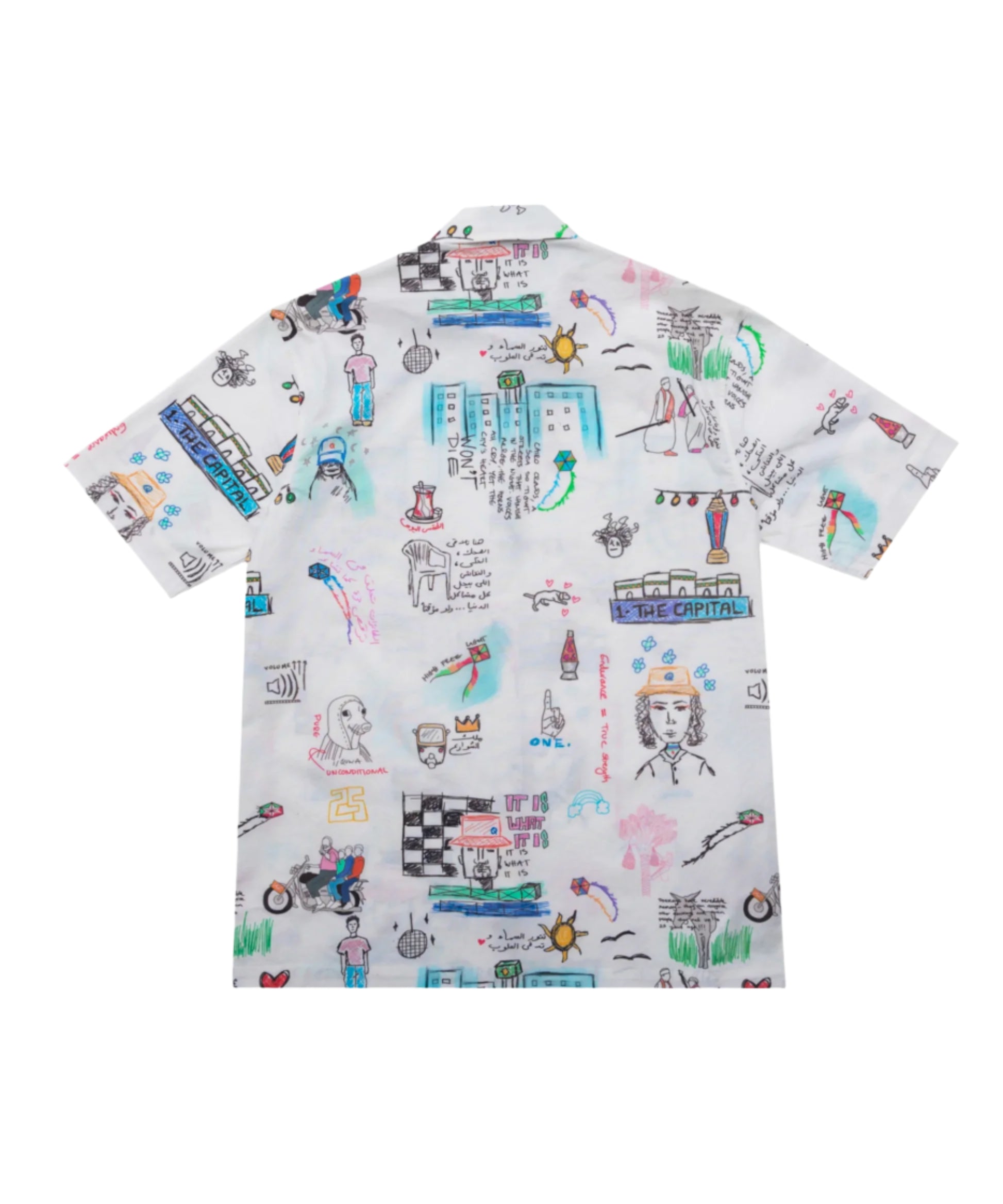 QAHIRA DOODLE SHIRT