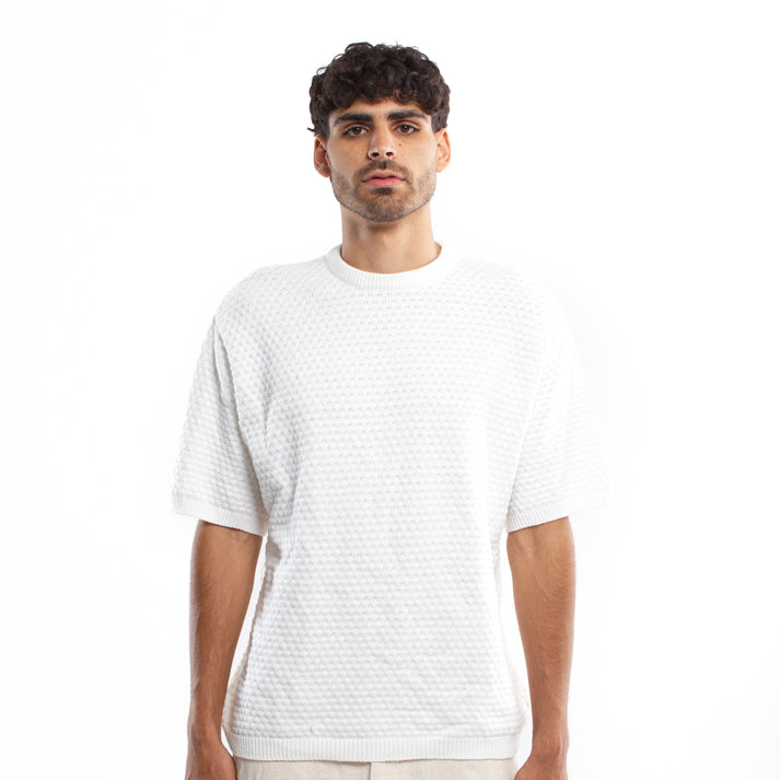 Crochet Knit T-shirt