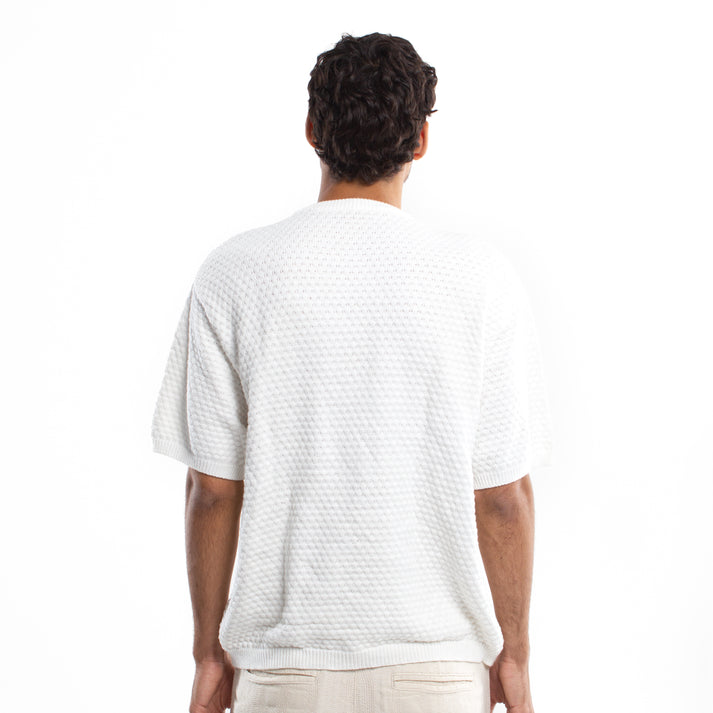 Crochet Knit T-shirt