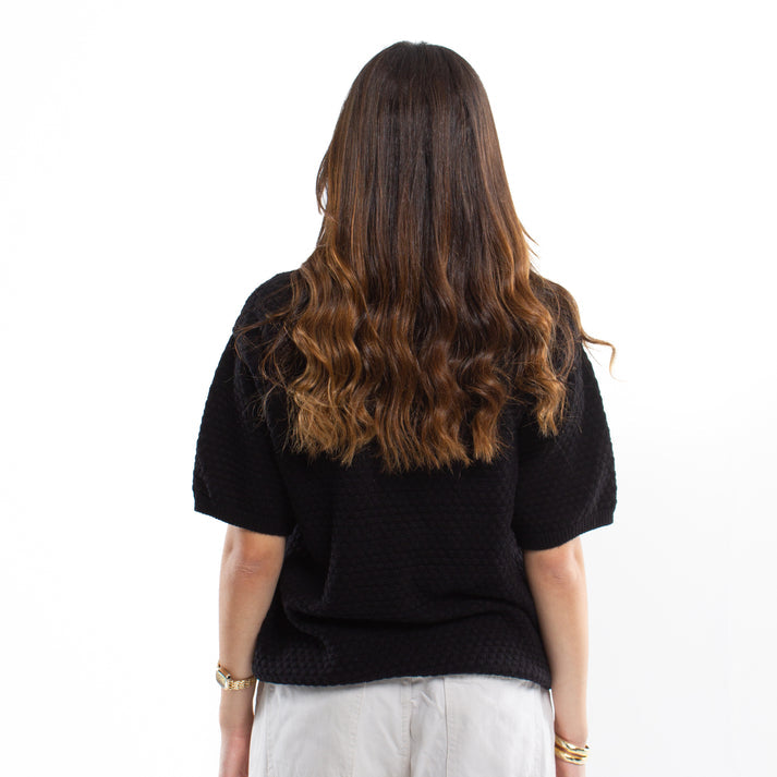 Crochet Knit T-shirt