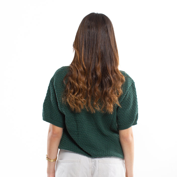 Crochet Knit T-shirt