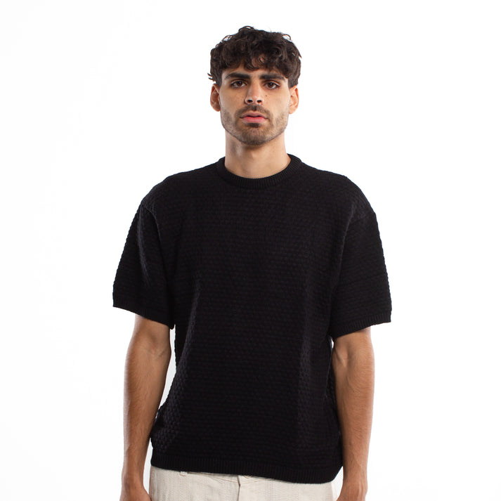 Crochet Knit T-shirt