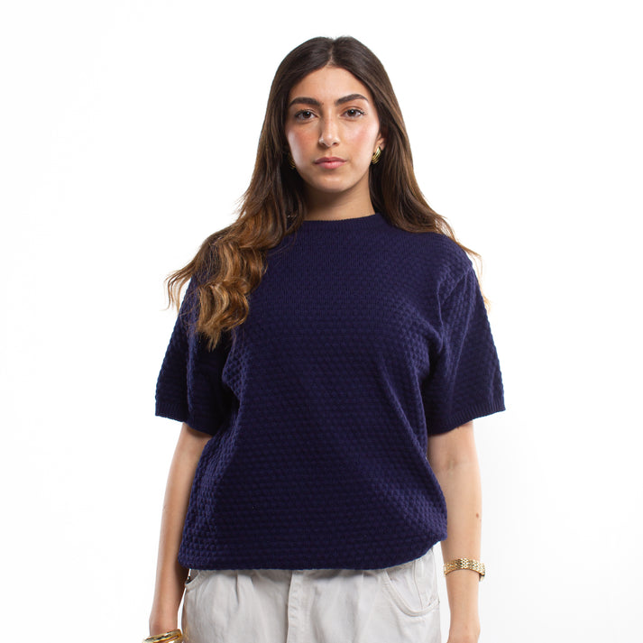 Crochet Knit T-shirt
