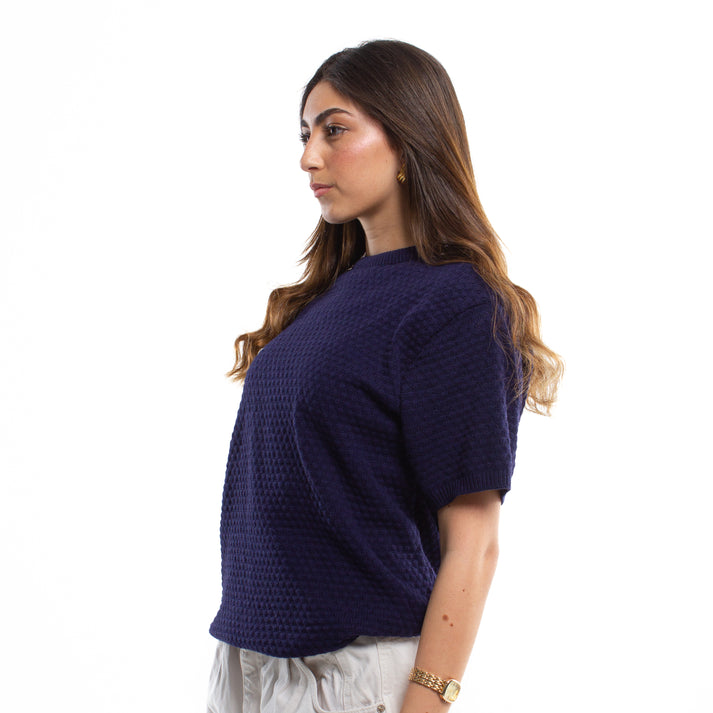 Crochet Knit T-shirt
