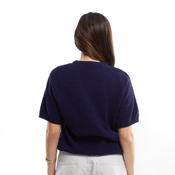 Crochet Knit T-shirt