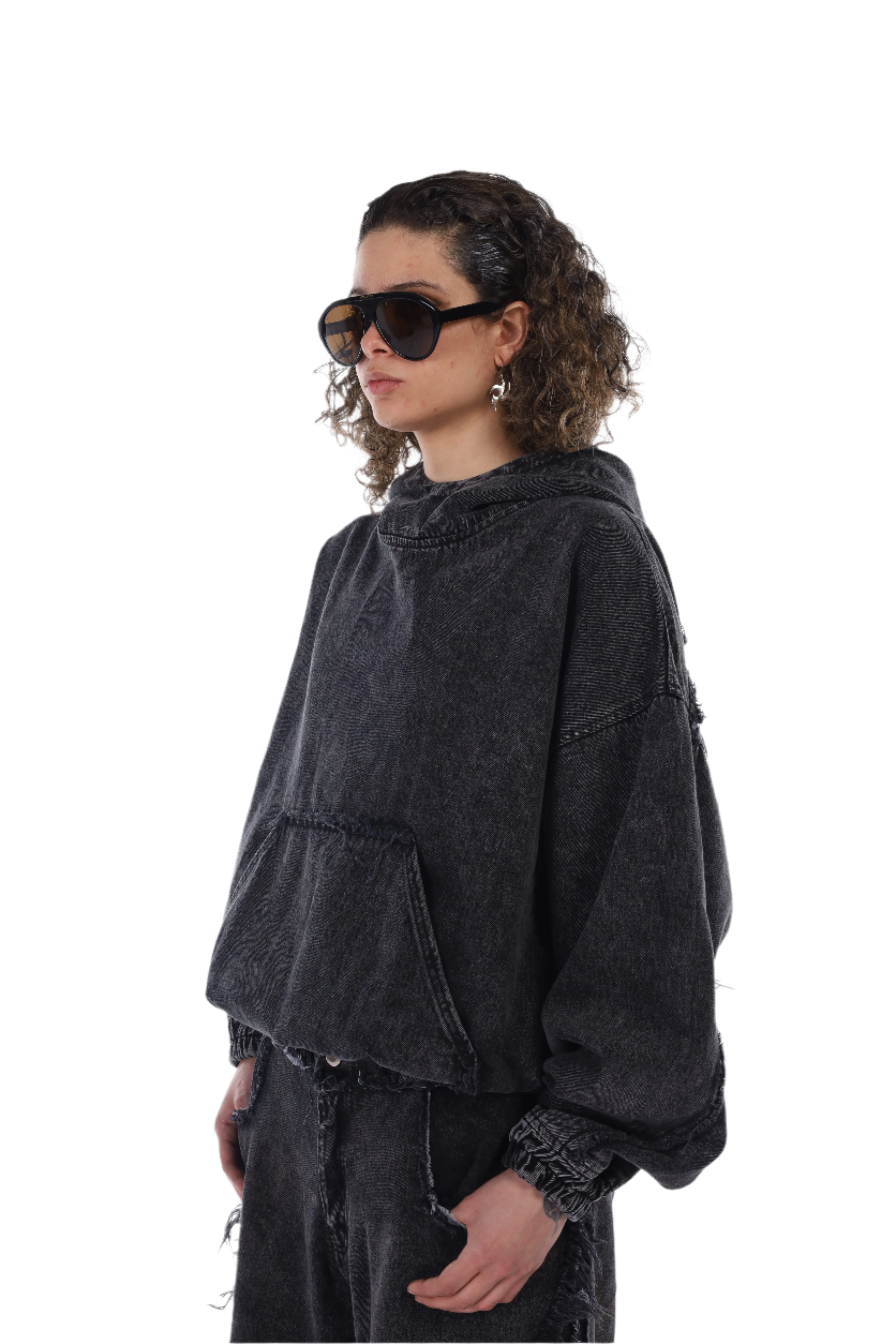Edge Embrace Black Hoodie