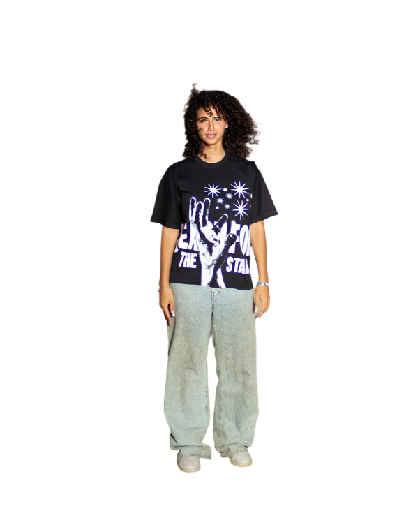 Black Reach For The Stars T-Shirt