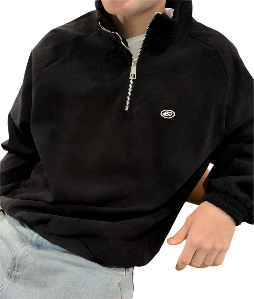 CORDUROY QUARTER-ZIP