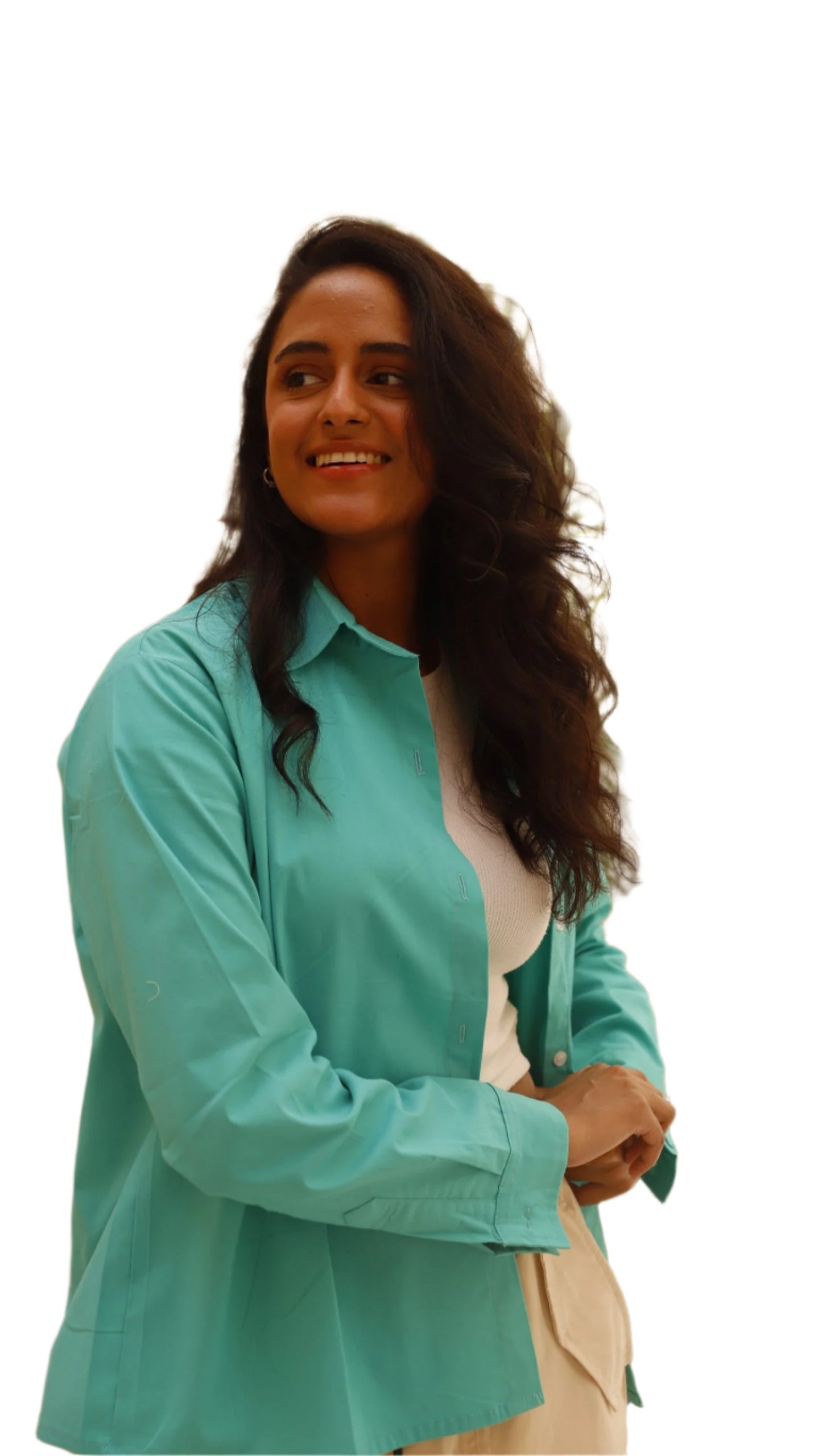 Mint Green Poplin Shirt