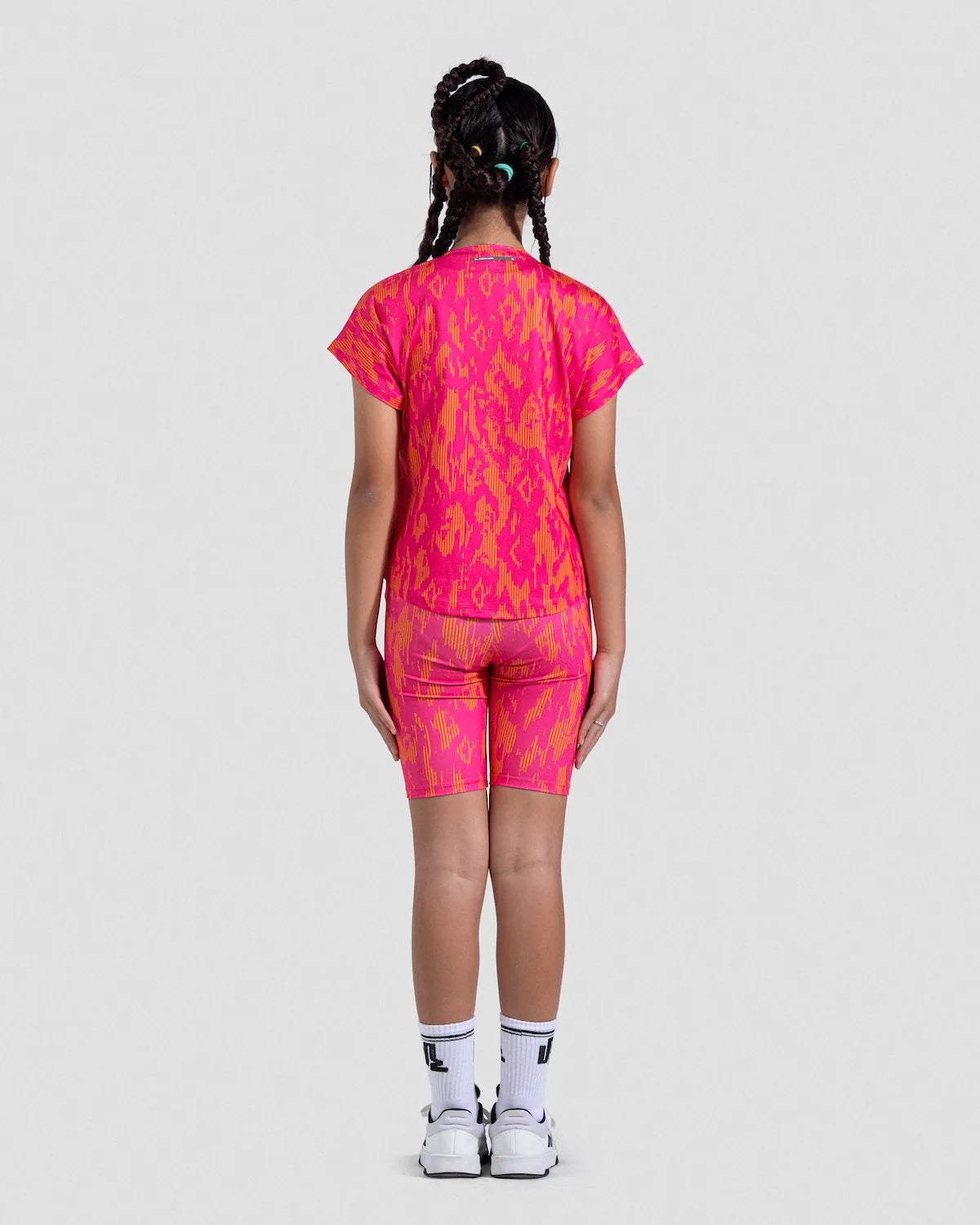 Orange X Pink Biker Short
