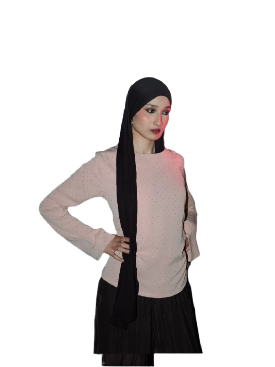 fitted En rose top