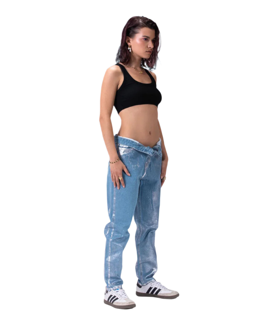 METALIC BLUE JEANZ