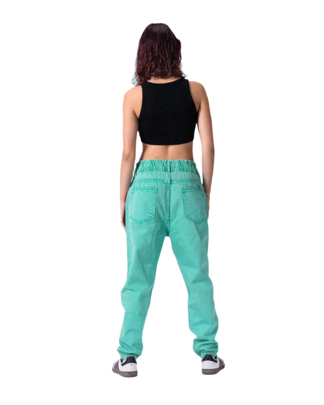 OVER DYE GREEN JEANZ-2003
