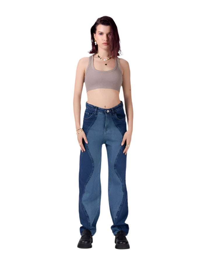 BLUE ON BLUE WAVES JEANZ