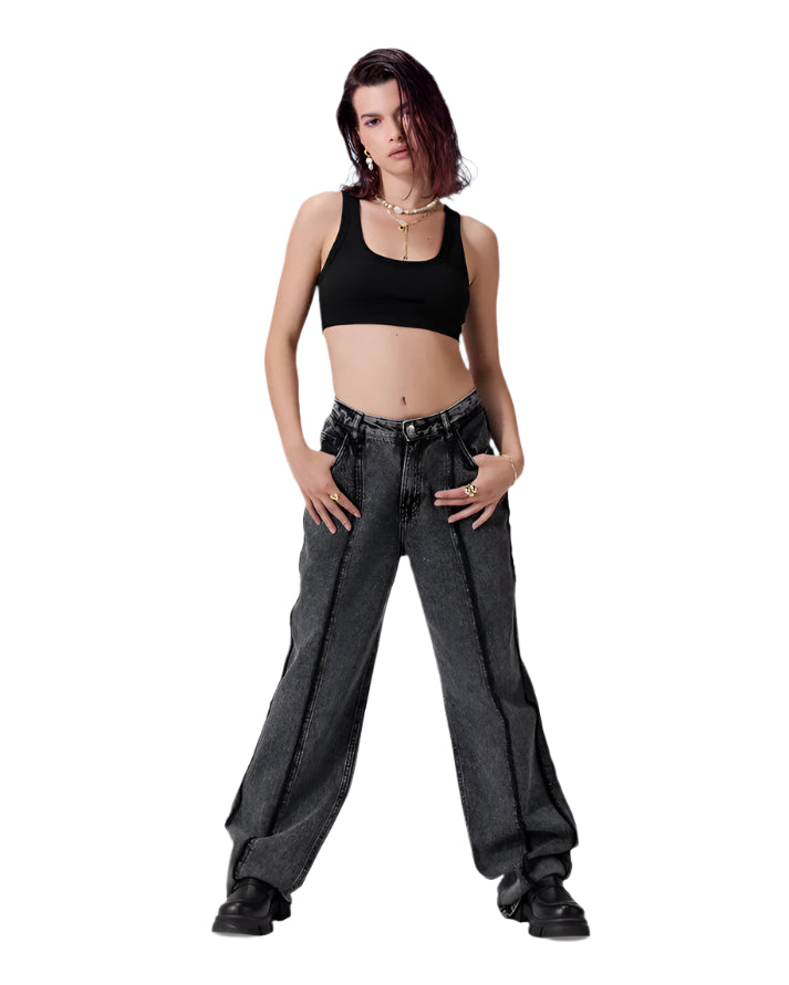 TASSEL GREY JEANZ