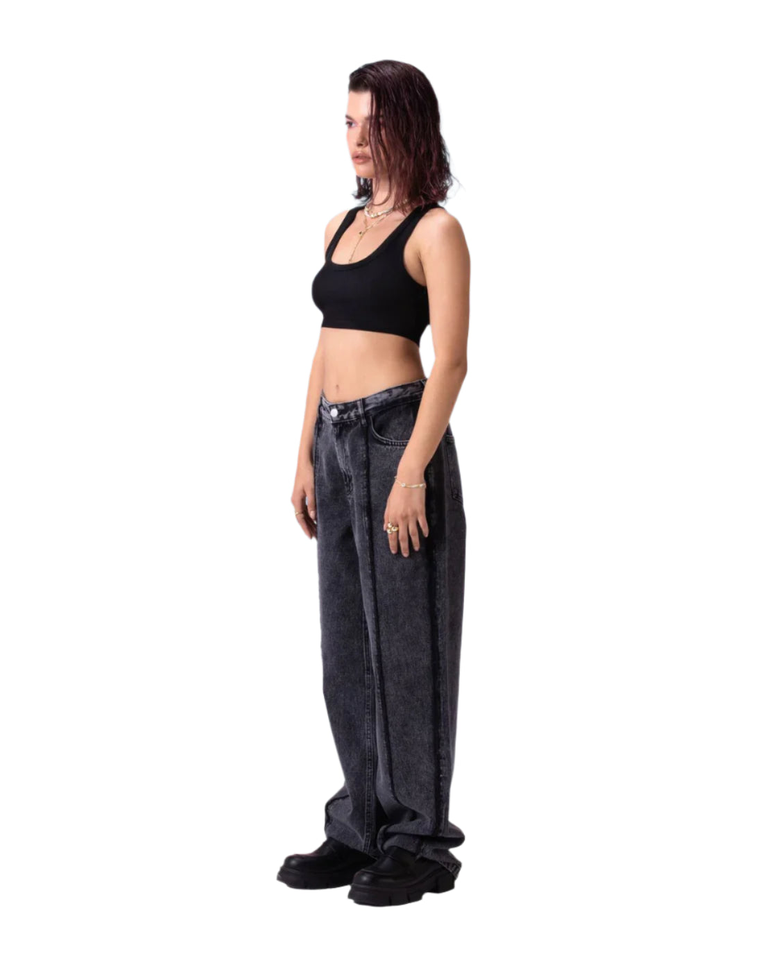 TASSEL GREY JEANZ