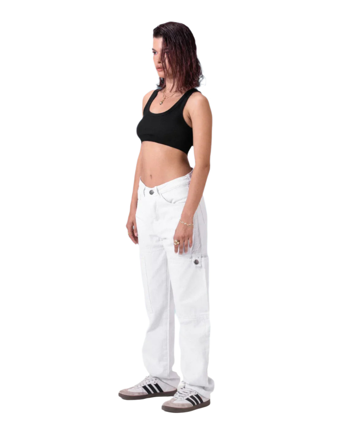 BAGGY WHITE JEANZ