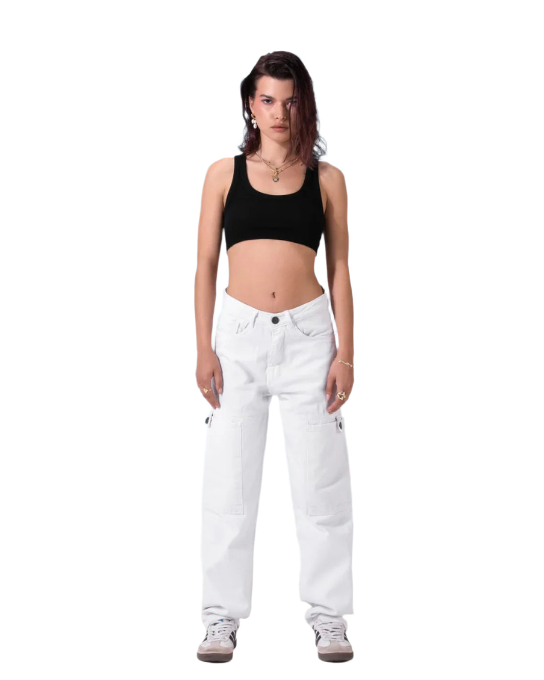 BAGGY WHITE JEANZ