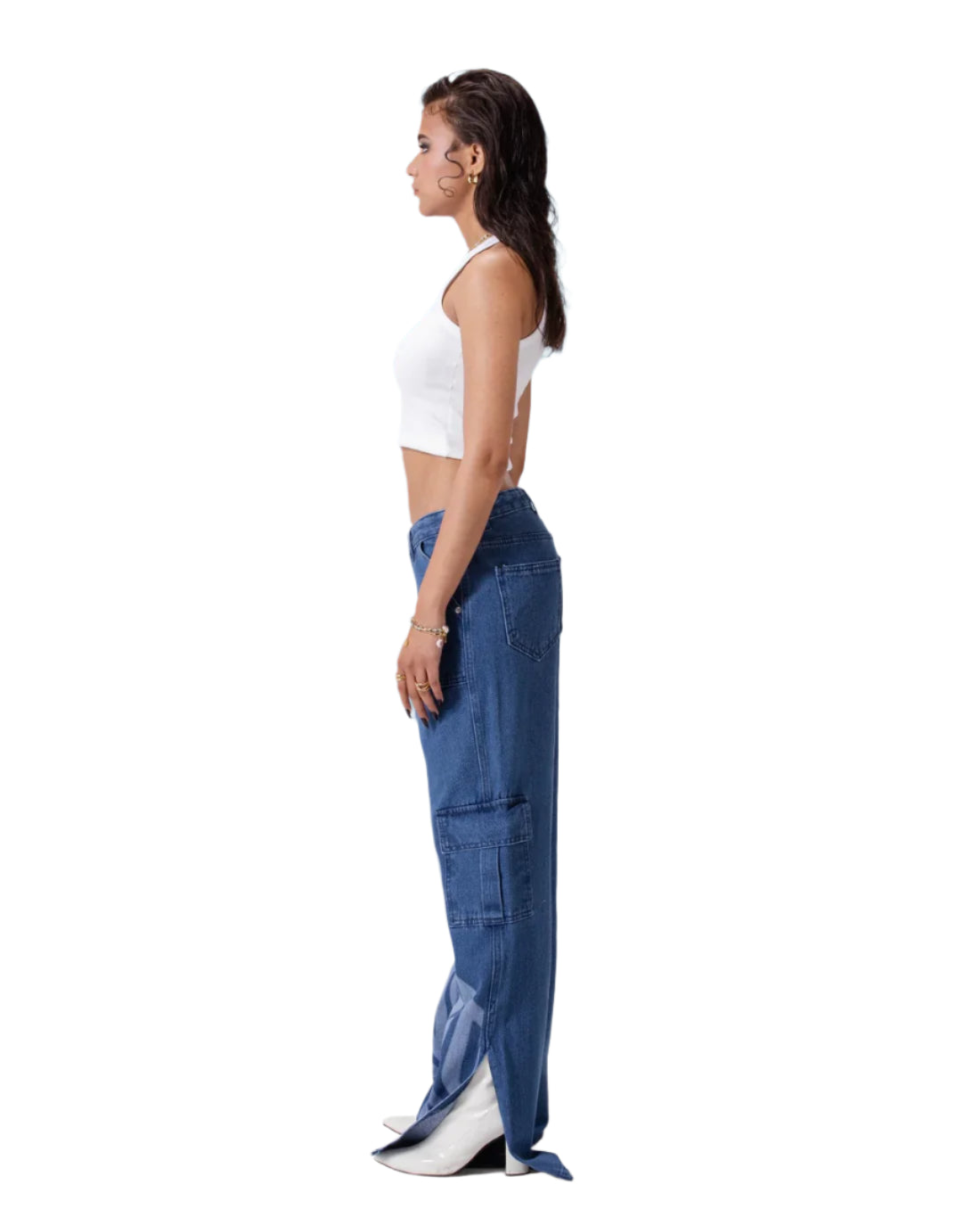 CARGO WAVES IN BLUE JEANZ