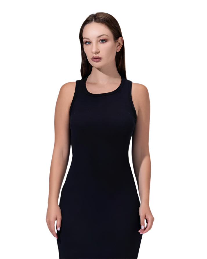 BLACK BASIC DRESS