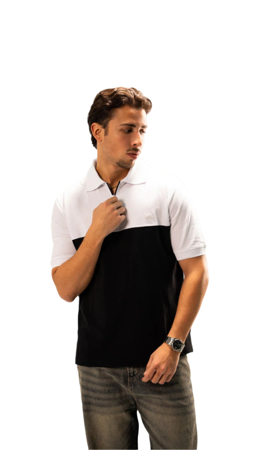 Black Double POLO