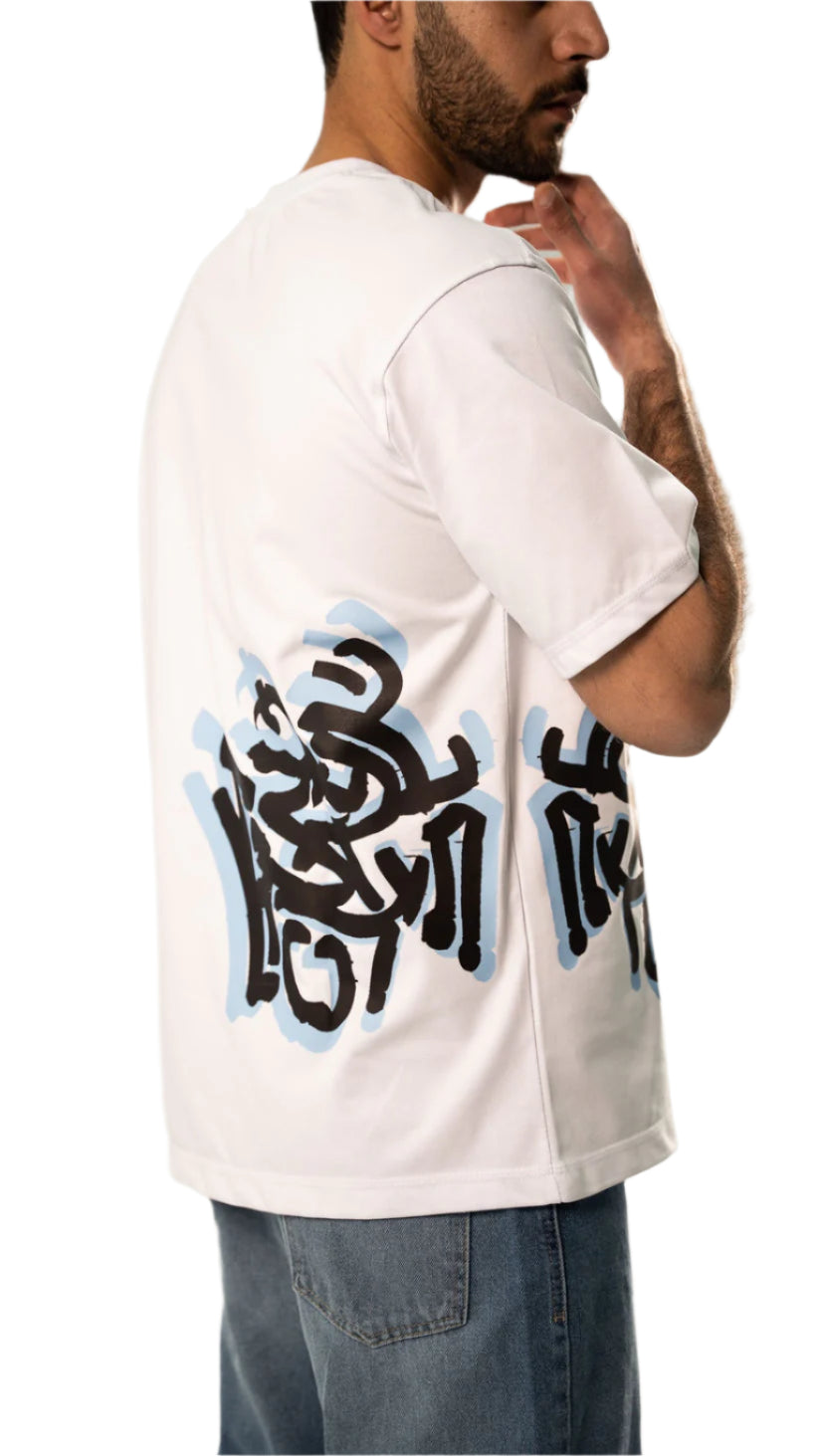Street Mark White T-shirt