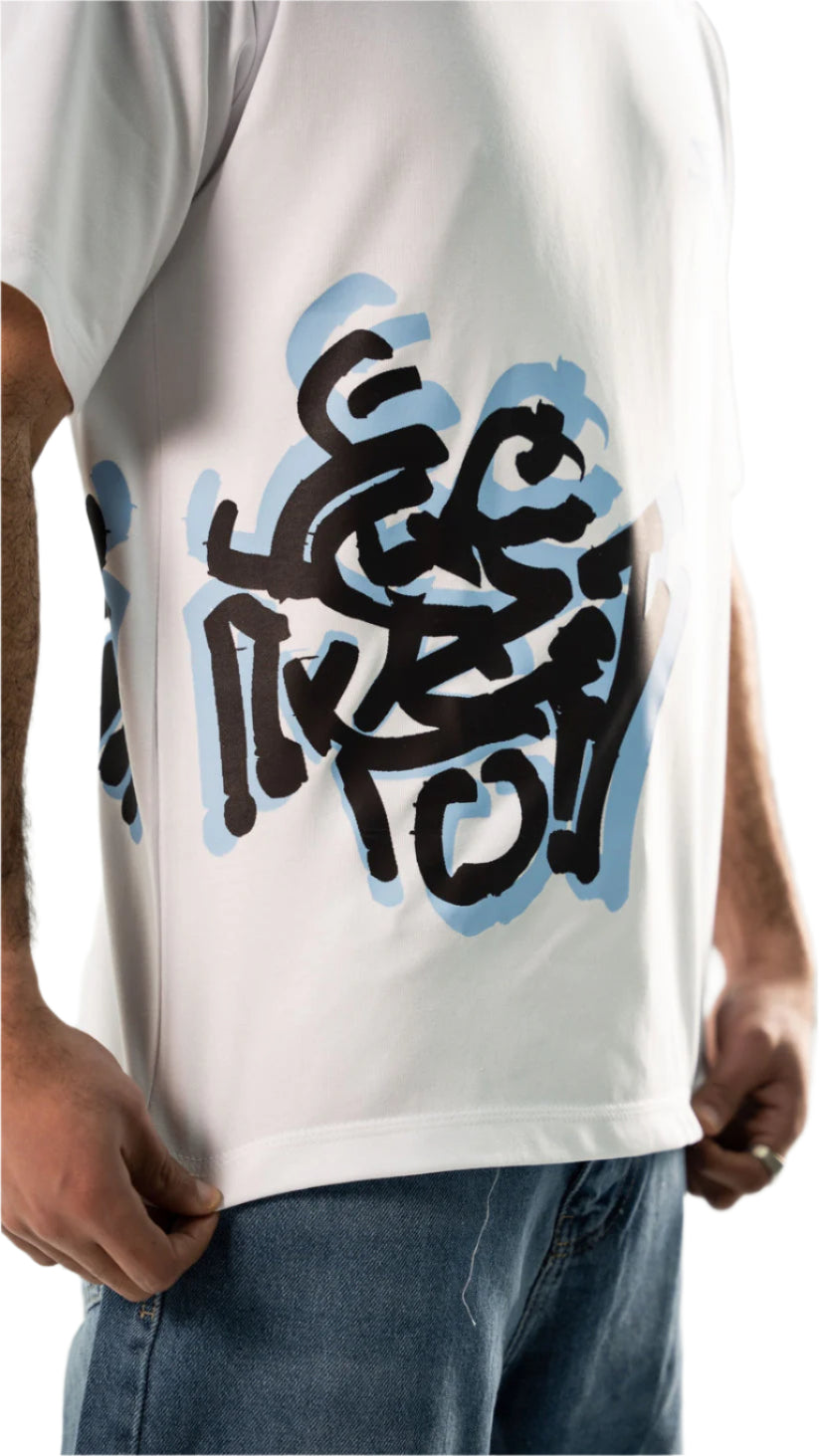 Street Mark White T-shirt
