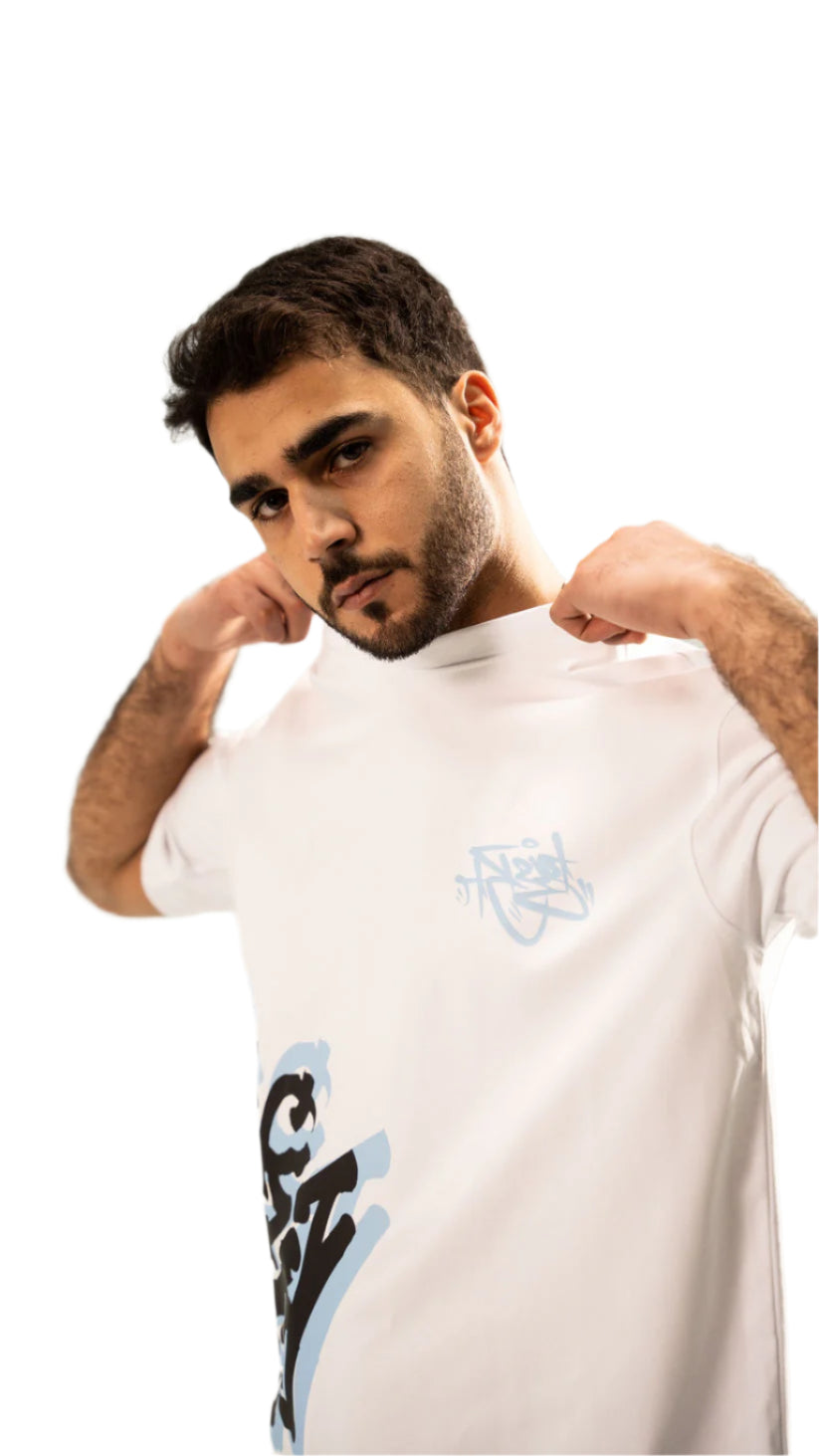 Street Mark White T-shirt