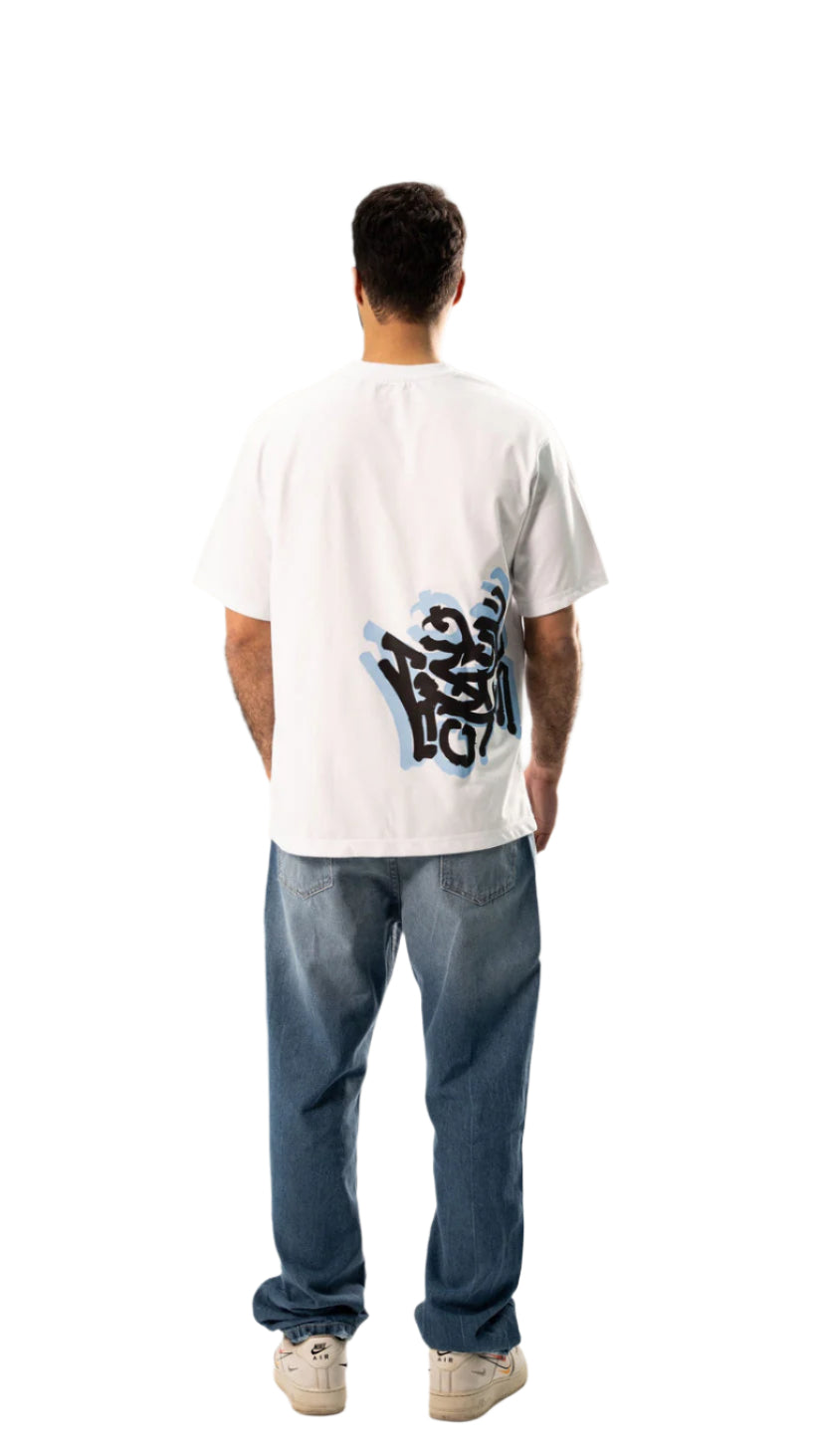 Street Mark White T-shirt
