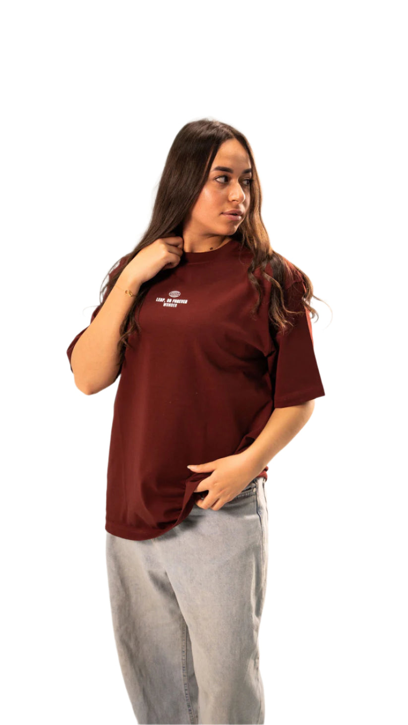 Risking Unisex Burgundy T-shirt