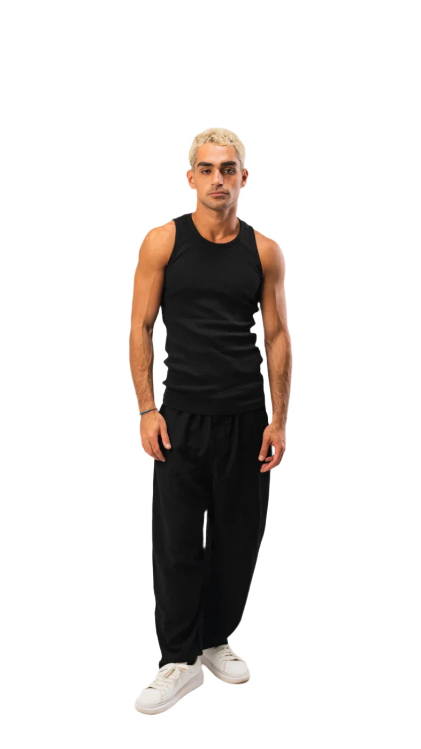 Black Linen Pants