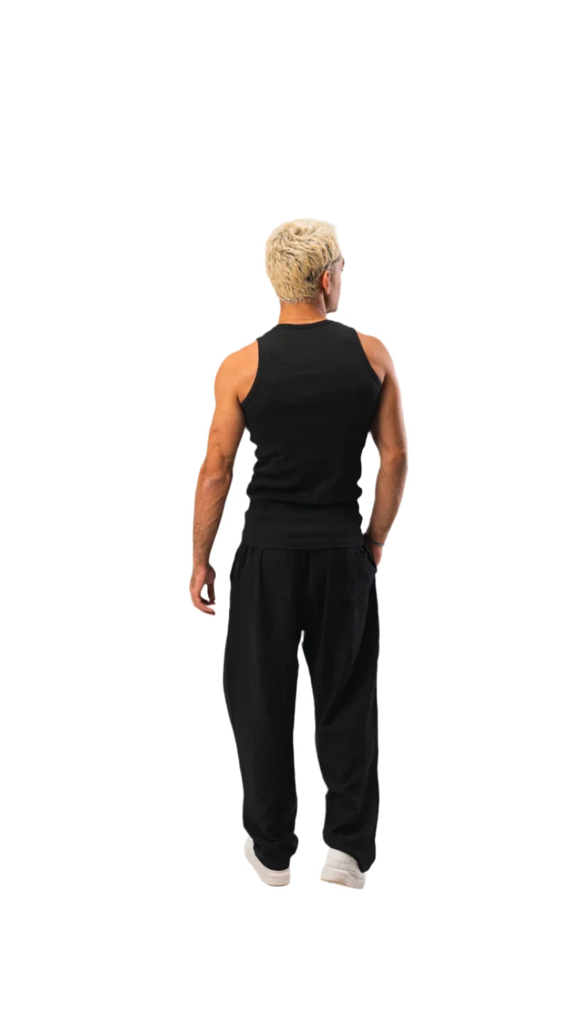 Black Linen Pants