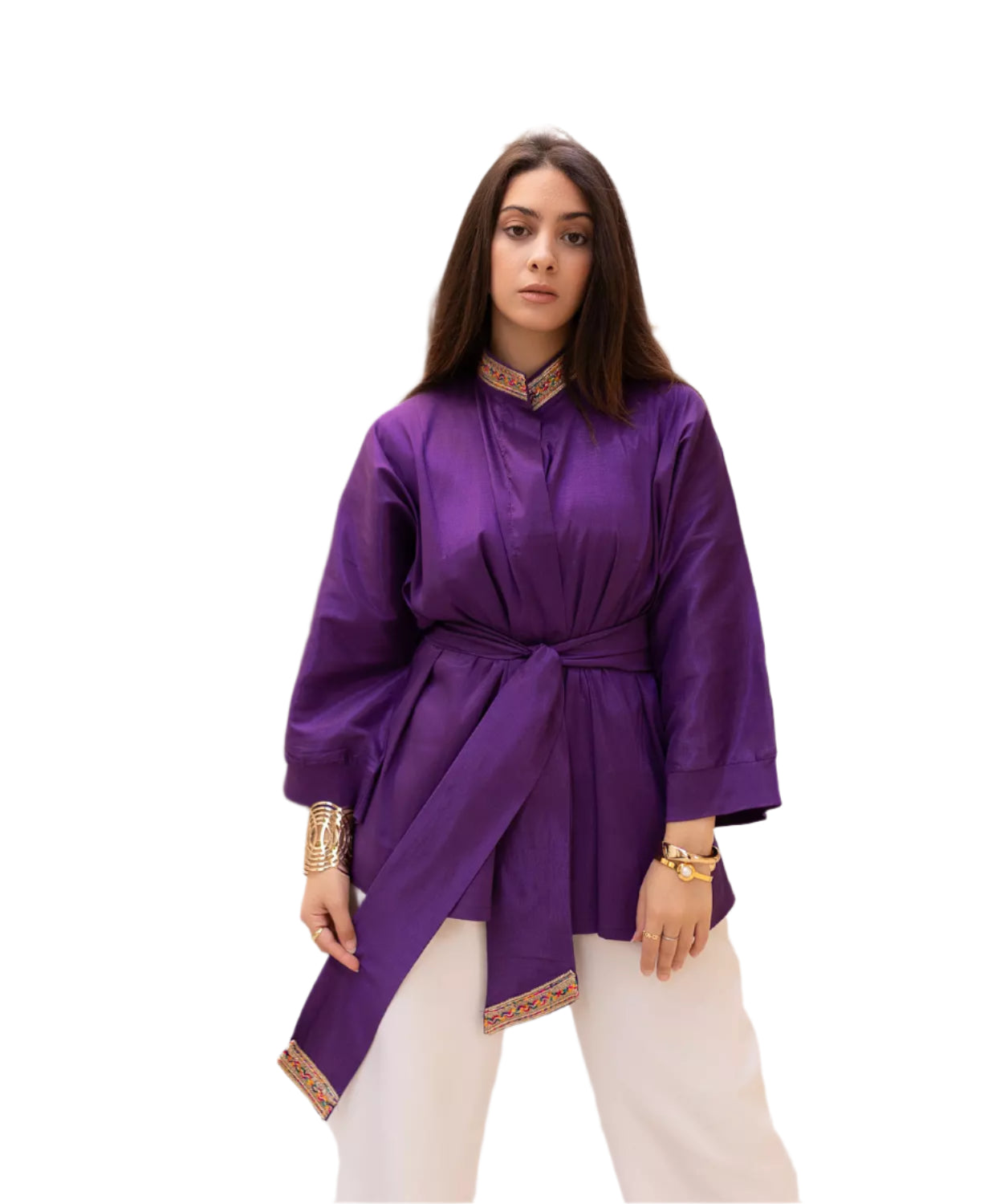 Purple blouse