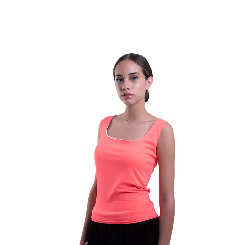 Square-neck tank top