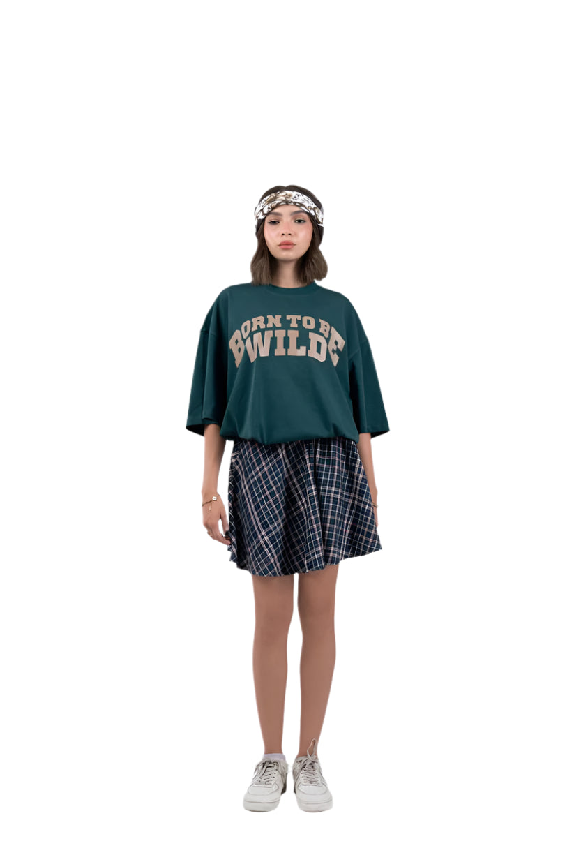 BORN TO BE WILD Oversized Tee
