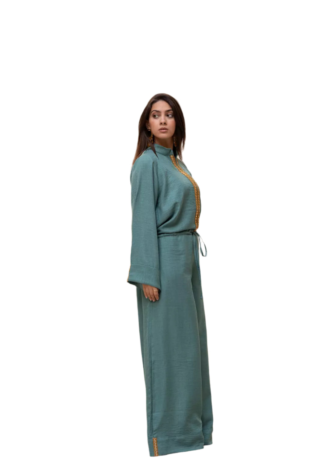 Mint green jumpsuit