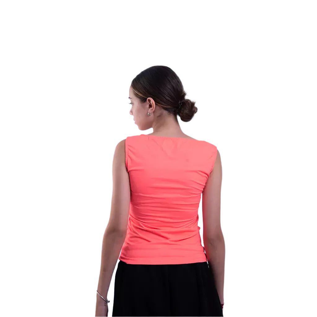 Square-neck tank top