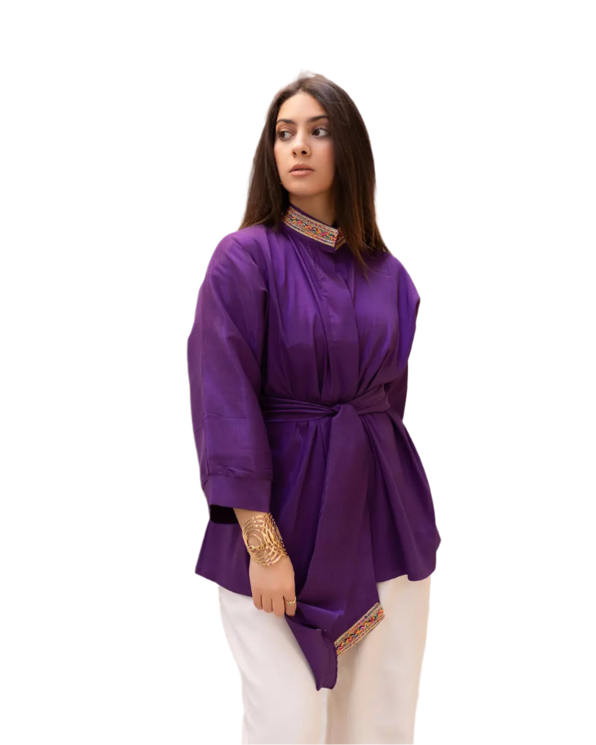 Purple blouse