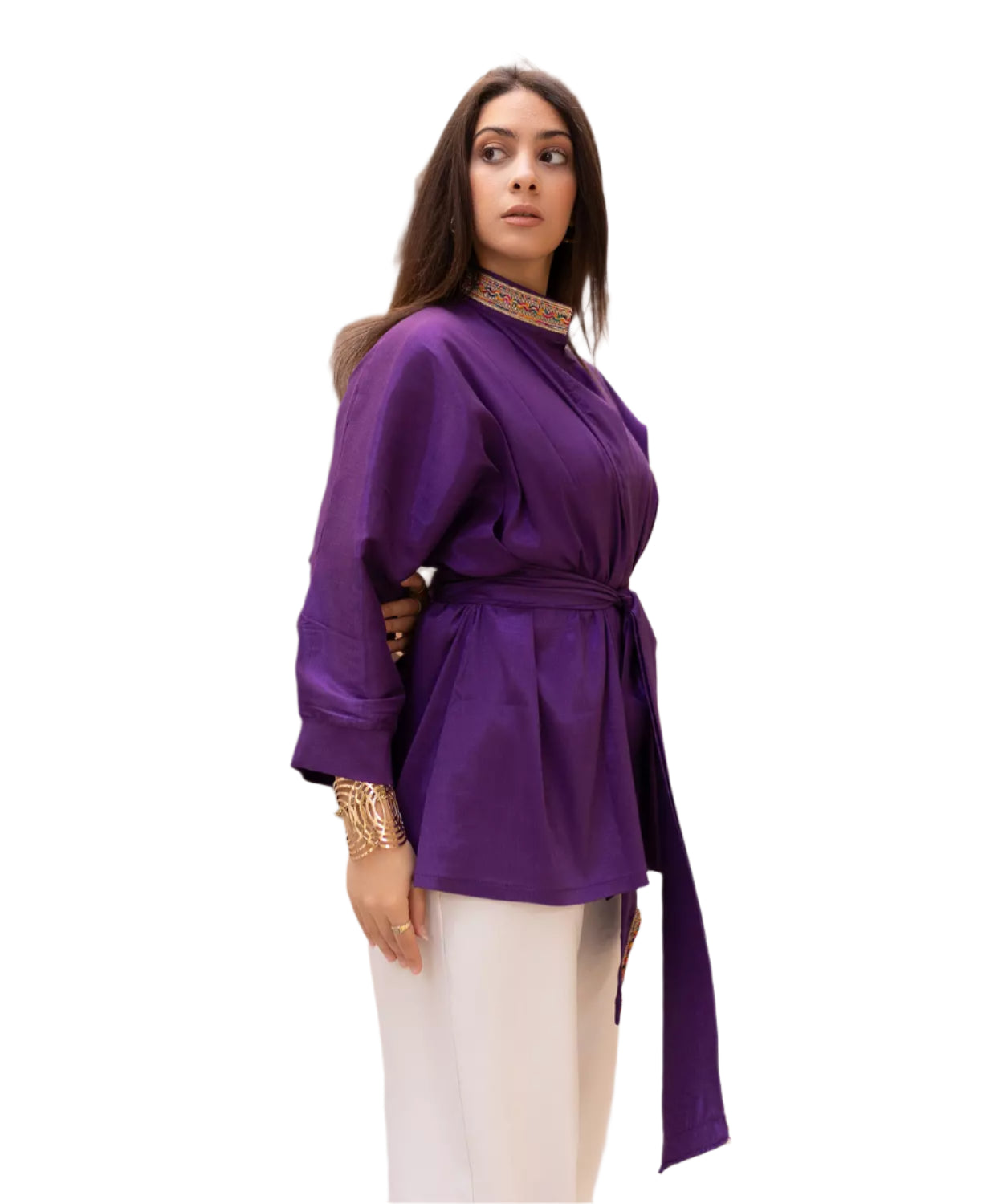 Purple blouse