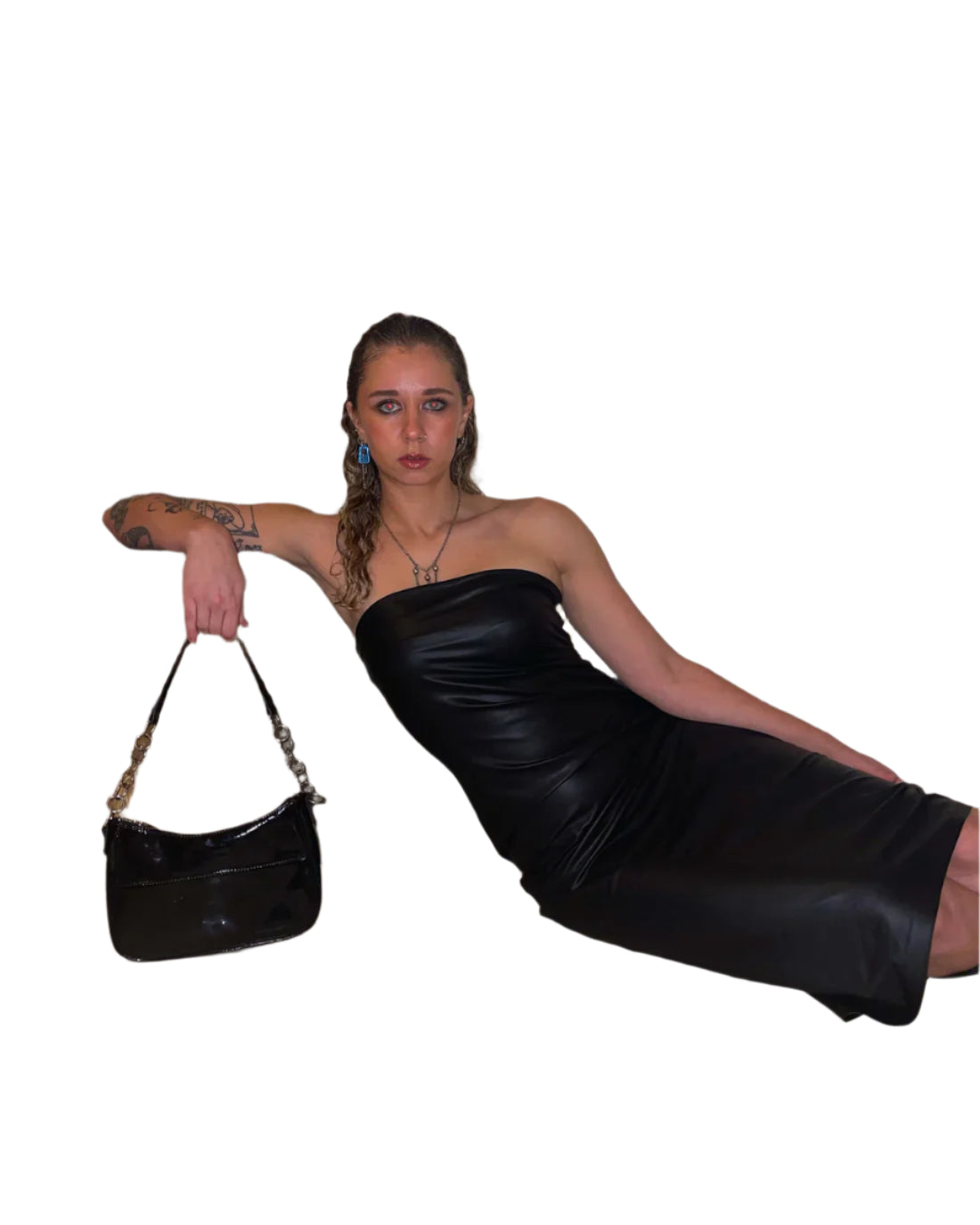 Sleek Leather Dress