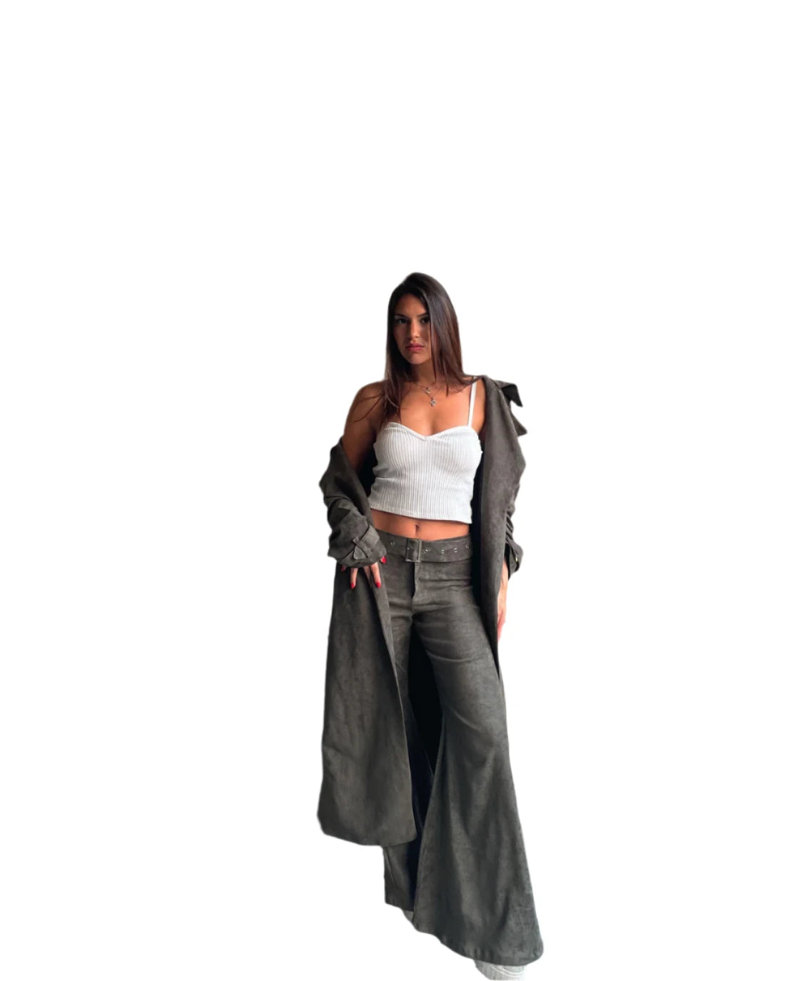 Suede Pants