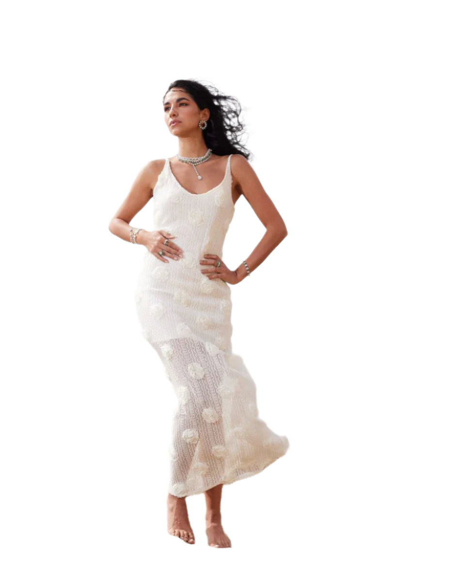 Celine Dress in White