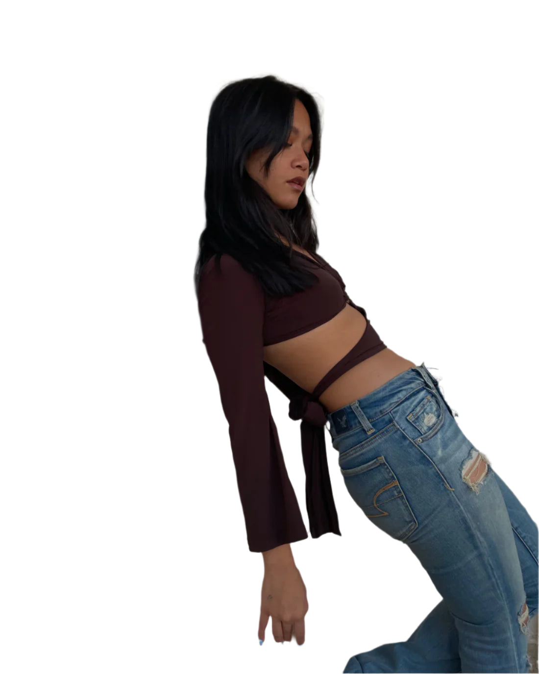 Cutout Tie Top